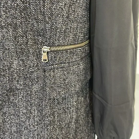 ANTHROPOLOGIE Maeve Mixed Media Relaxed Jacket NWT size 6